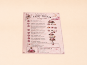 Printed Potion Instructions