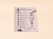Printed Potion Instructions