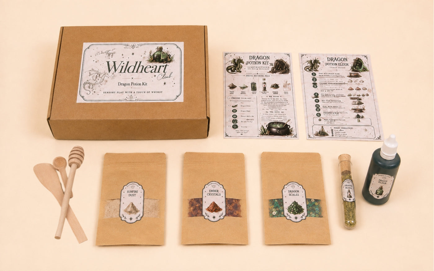 Everything they need for magical potion play